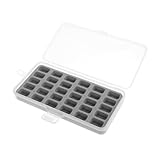 Taille pratique : la taille compacte de ce porte-canette rend facile à ranger dans votre boîte à couture ou à emporter avec vous en déplacement, offrant un accès pratique à vos canettes où que vous soyez, boîtier de canette, rangement de fil