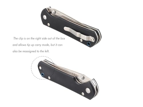 Land Knives 910 911 912 913 Pocket Folding knife 12C27 Sandvik Blade Portable Survival Fishing EDC Tool (910)