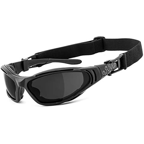 King Kerosin KK190 Sunglasses (Black/Mat, One Size), Black / Matt., One Size Cover