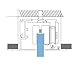 CRL CRL495D 490/495 Series Satin Anodized Drop Ceiling Mount Sliding Door Kit with Softbrake Braking System