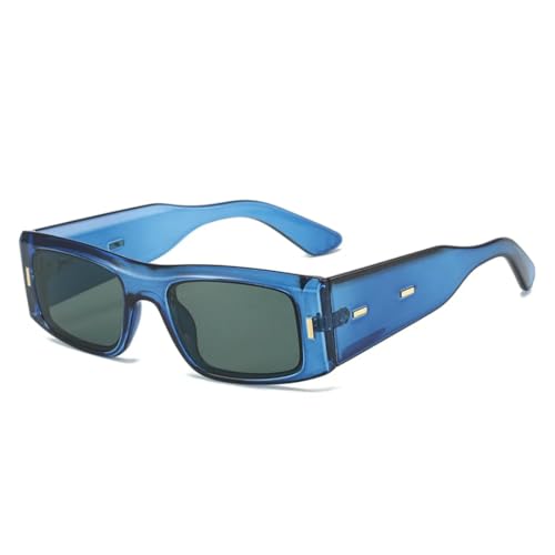 Lunettes de soleil rectangulaires de luxe avec verres UV400 pour une protection haut de gamme