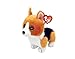 Ty - Beanie Babies - Peluche Corgi le Chien 15 cm, Marron, Noir et Blanc, TY40242