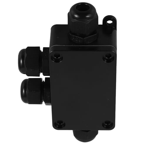 TOBBOMEY 防水プラスチック接線ボックス 屋外用規格 耐久性延長コード保護カバー 電気配線収納 省力設置可能 ガーデンライト ポンプ対応