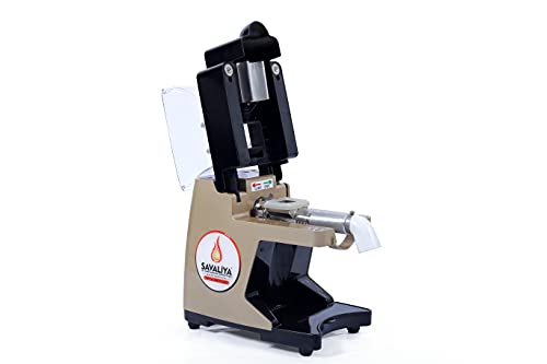 Savaliya-Industries-Premium-SI-801-Fully-Automatic-Home-Use-Oil-Press-Machine-Oil-Extraction-Machine-Brown-400-Watts