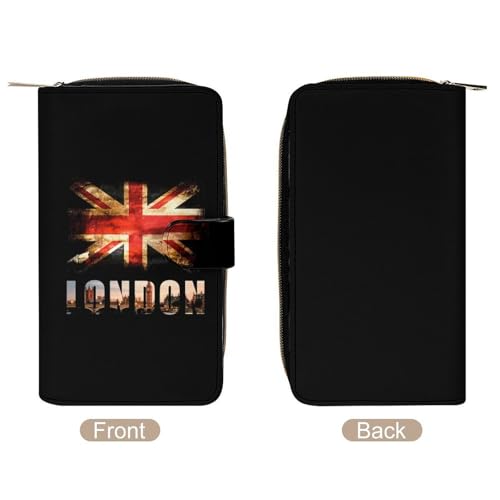 British Flag UK Big Ben London Women's Wallets Leather Fold Clutch Wallet Credit Card Holder Ladies Travel Purse3