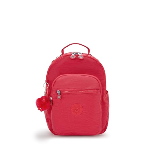 Kipling Mochila feminina Seoul S, Resort Pink, 6.25''L x 13.75''H x 10''D, Kipling Mochila feminina Seoul S