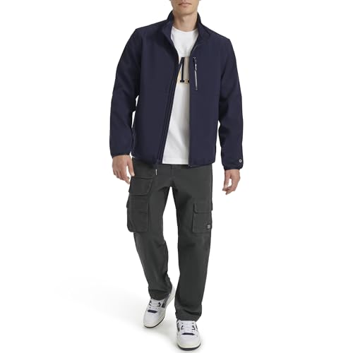 Image of Champion Men's Lightweight Active Soft Shell Jacket With Stand Collar