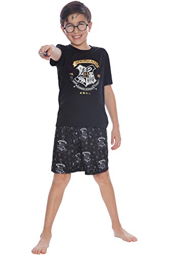 Harry Potter Intimo Little Boys Hogwarts Tee & Shorts Pajama Set