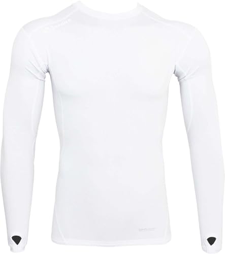 Sondico(ソンディコ) サッカー インナーシャツ 起毛丸首シャツ長袖 ホワイト(01) XL 21A120AF