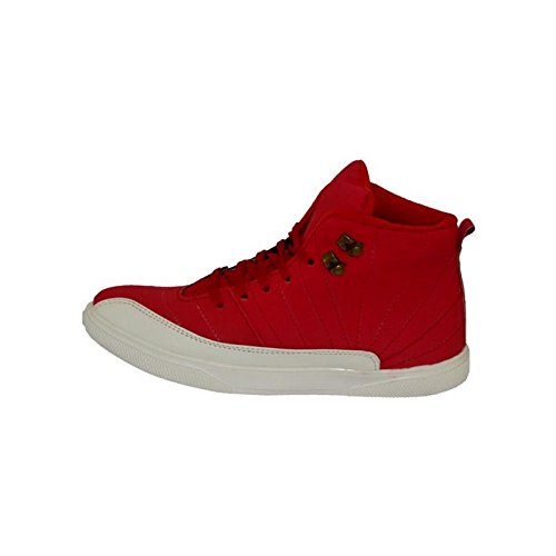 Buy MOU Men's Canvas High Neck Shoes 