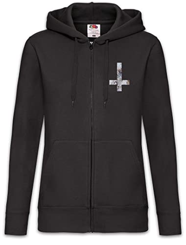 Sweat à Capuche Urban Backwoods Inverted Flower Cross Femme Zip Hoodie Casual