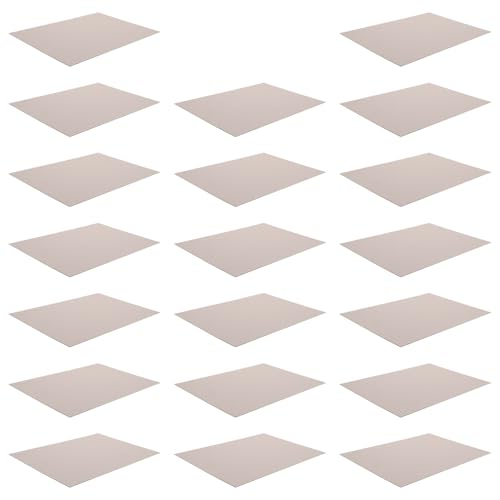 Carton Aggloméré Gris 1 MM A4 pour Support de Couverture de Livre et Reliure Manuelle 20 Pcs
