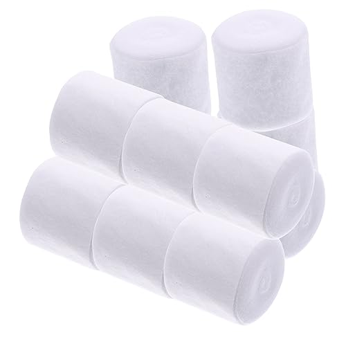 FRCOLOR 12 rollos de vendajes elásticos de algodón desechables para yeso, transpirables, flexibles y convenientes para uso diario miniatura 1