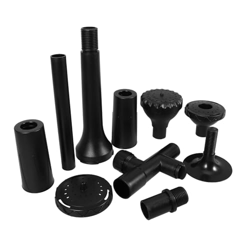Balacoo Submersible Water Pump Fountain Nozzle Kit for Aquariums Garden Ponds Outdoor Water Features Fountain with Replacement Adapters