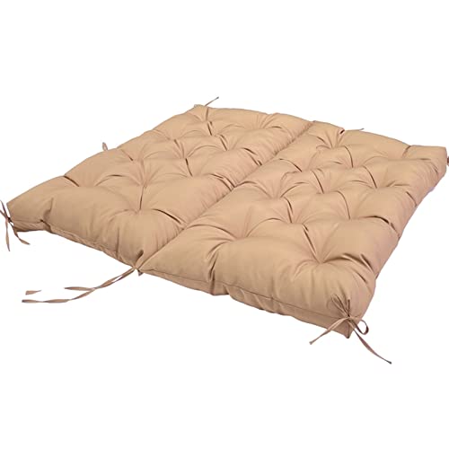 Coussin imperméable balancelle kaki avec dossier grand confort 3 places