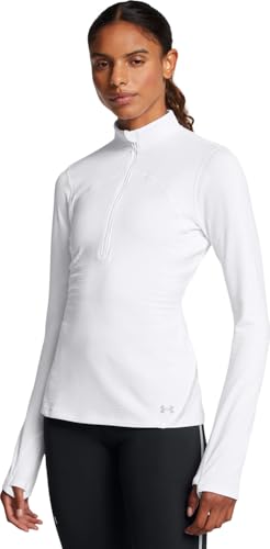 Under Armour 1386417-100-MD Vanish CW 1/2 Zip WHT MD