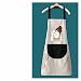 Moda senza maniche Femmina Impermeabile e Oil-Proof Carino Cucina Fashion Moda Appeso A Mano Grembiule Moda Moda Vestiti Grembiuli for le donne Cameriera Grembiule (Color : 3, Size : OneSize)