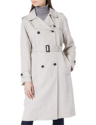 Tommy Hilfiger Damen Db Lyocell Fluid Trench Trenchcoat, Sand Trap, 66