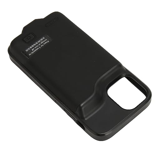 Ultratunt Telefonbatterifodral med LED-strömindikator (Svart)