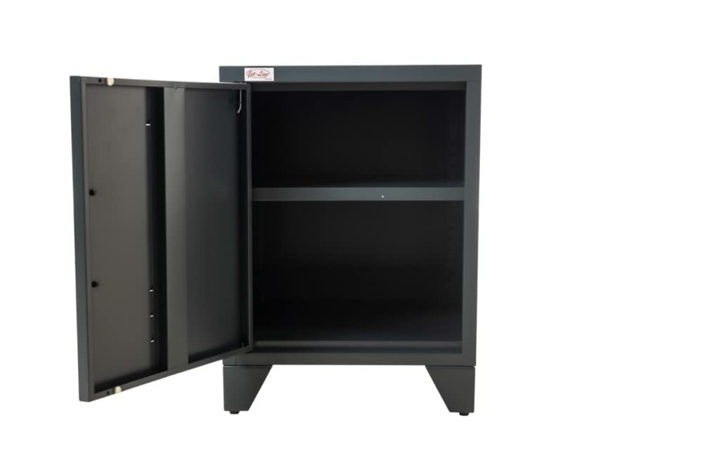 Armadietto portadocumenti da ufficio, armadietto per attrezzi, magazzino, forniture industriali, attrezzature per magazzino, armadietto, armadietto, armadietto per attrezzi, antracite, 40 x 40 x 55