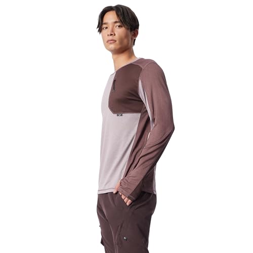 Men's Outer Performance Long Sleeve Crew Neck Qucik Dry Knit Pullover Standard3