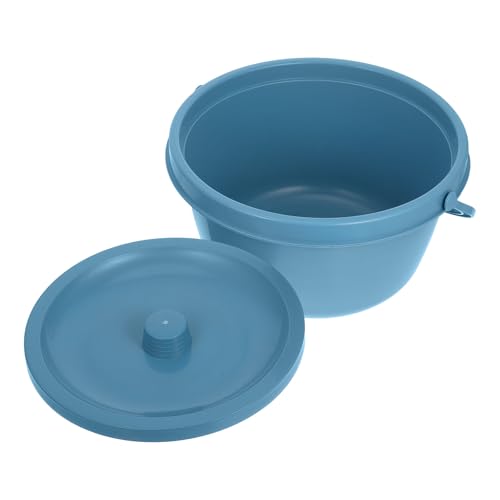 Urinoir portable pour femme enceinte et adulte GALPADA avec couvercle bleu stable