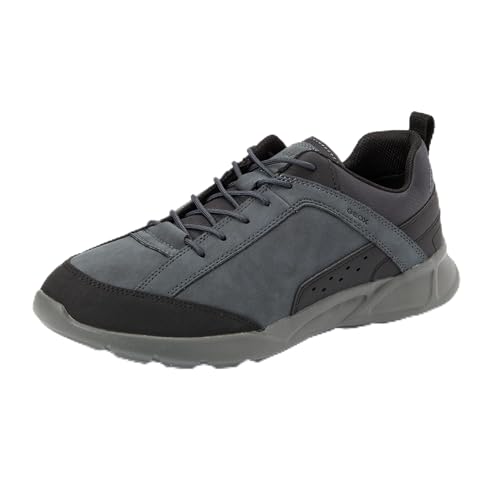 Traspiranti e leggeri Geox Men\'s U Sanzio C Sneaker, Nero Navy., 43 EU