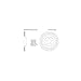 Centric (128.35052) Cross-Drilled Disc Brake Rotor