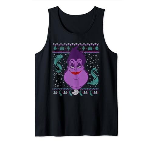 Débardeur de Noël Ursula Disney Villains pour vos soirées festives entre amis