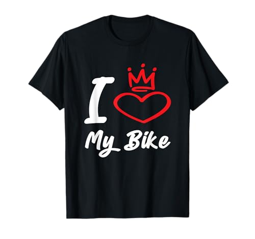 I Love My Bike bici da strada bicicletta ciclista Maglietta