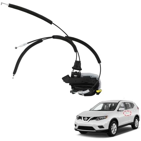 ASAPE Front Left Driver Side Door Lock Actuator Fits for Nissan Rogue 2008 2009 2010 2011 2012 2013 2014 2015, Rogue Select 2014 2015,Door Latch Motor Driver Side Replace# 937-266,80501-JM00A Cover