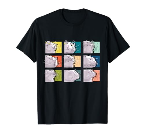 Cat Vibing Meme / CatJAM / Cat Vibing to Music (Color) T-Shirt