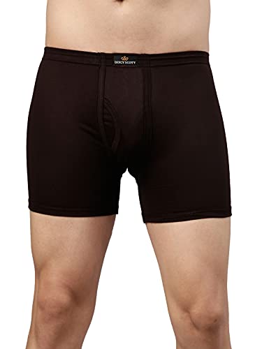 Image of Dixcy Scott Originals Men 100% Combed Cotton Sweat Absorbent Waistband Long Trunk (Pack of 3)