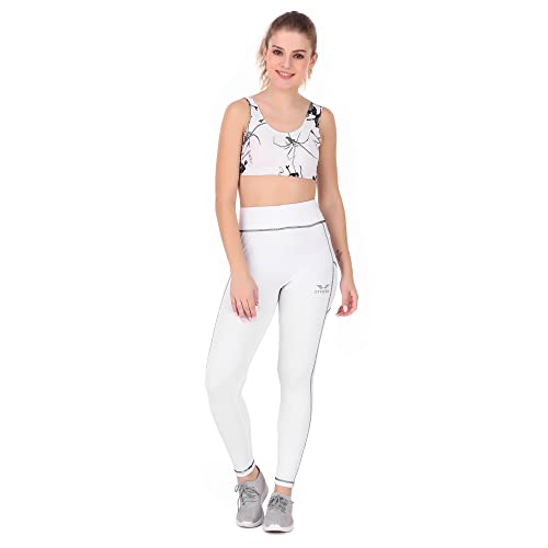 Image of Yoga Pants for Women High Waisted Stretchable Workout Jeggings with Pockets.
