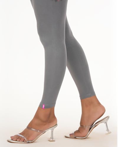 Image of Loveit Womens Solid Viscose Slim Fit Ankle Length Leggings