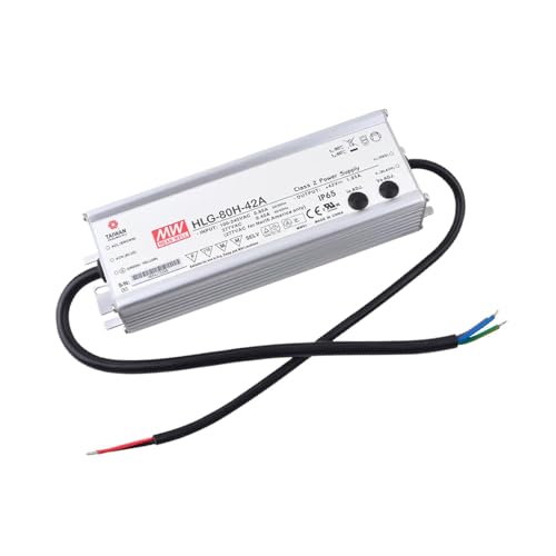LED Driver 81.9W 42V 1.95A HLG-80H-42A AC-DC SMPS HLG-80H Series C.V+C.C Power Supply