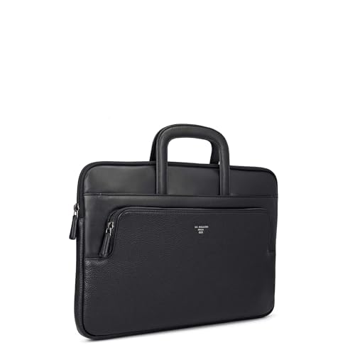 Image of Da Milano Leather Laptop Bag for Men & Women | Laptop Messenger Bag | Fits Up To 14 inch Laptop | Ideal for Office Purpose