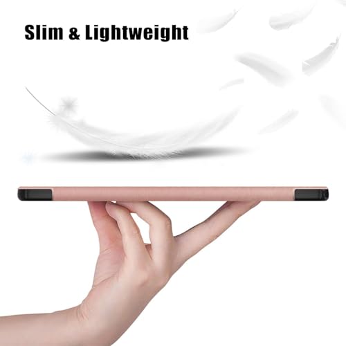 Image of Gylint Ultra-Thin Folio Case for Lenovo Tab Idea 11 2025, Rose Gold