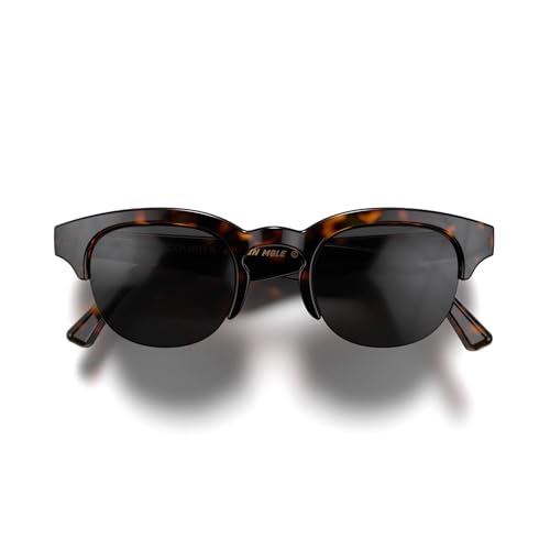 LONDON MOLE® Courier sunglasses | Modern vintage browline glasses | Men’s Women’s Unisex | Spring hinges