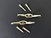 2pc 3-Inch Solid Brass Rope Cleat Hook