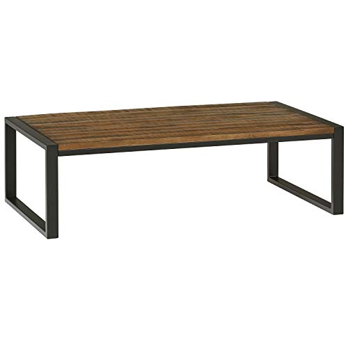 Amazon Brand – Stone & Beam Industrial Coffee Table, 53"W, Antique N