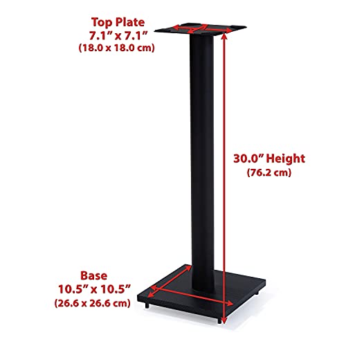 Eximusonepairfixedheightuniversalspeakerfloorstandswithfauxcarbonfiberbaseblack310series Urban Country Home Decor Eximus one pair fixed height universal speaker floor stands with faux carbon fiber base black 310 series urban country home decor