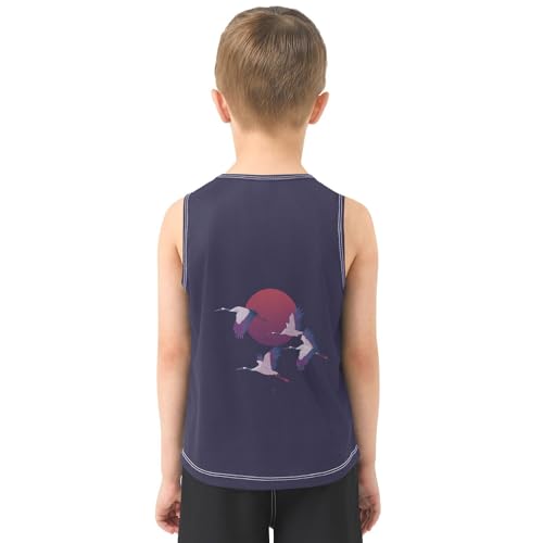 Flying Crane Sun Boys Tank Tops Toddler Tank Top Shirts Undershirts Quik Dry for Kids,3T3