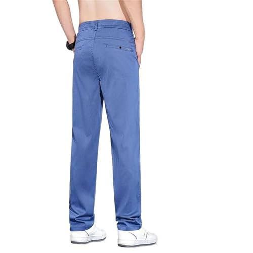 Men's Summer Thin Jeans Casual Baggy Straight Pants Comfortable Slimming Denim Trousers Fashion Loose Fit4
