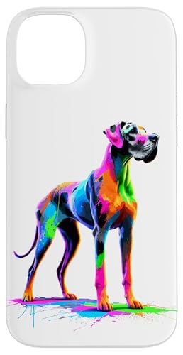 Paint Art Great Dane Mastiff Great Danes Case for iPhone 14 Plus