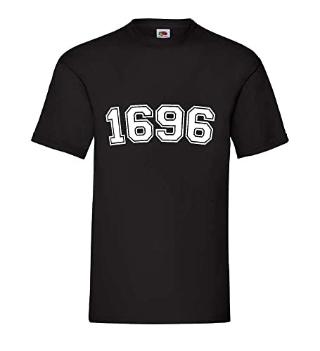 T-shirt homme noir XXXL coupe ajustée pour morphologie forte 1696