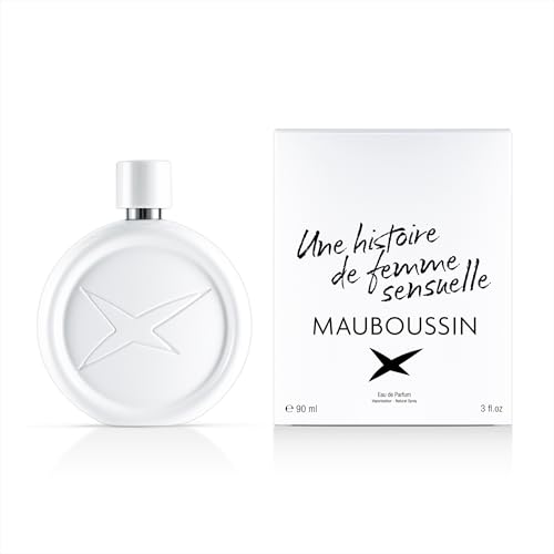 Mauboussin - Une Histoire de Femme Sensuelle 90ml (3 Fl Oz) - Eau de Parfum for Women - Floral, Musky & Gourmand Scents