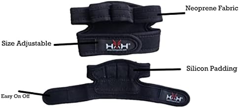 HMH Sports Gym Gloves Weight lifting Gloves for Men Women Neoprene Grip Palm Protection Exercise Fitness Workout Gloves, Hanging, Pull ups, Breathable