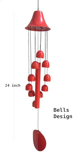 Image of PARADIGM PICTURES 10 Bells Wind Chime for Home Decor Good Luck Lover Gift Positivity