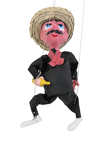 Mexican String Puppet Marionette Titere Borrachito - Thumbnail 5